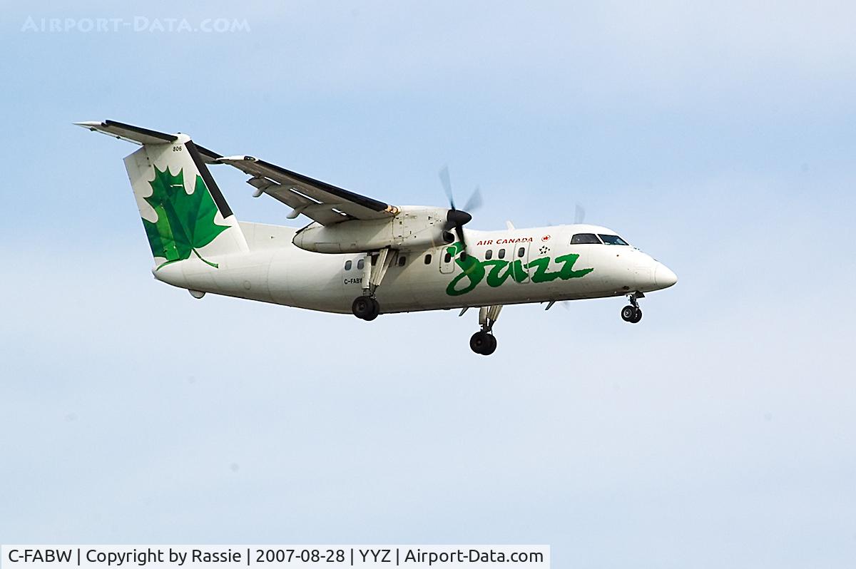 C-FABW, 1988 De Havilland Canada DHC-8-102 Dash 8 C/N 097, On final approach