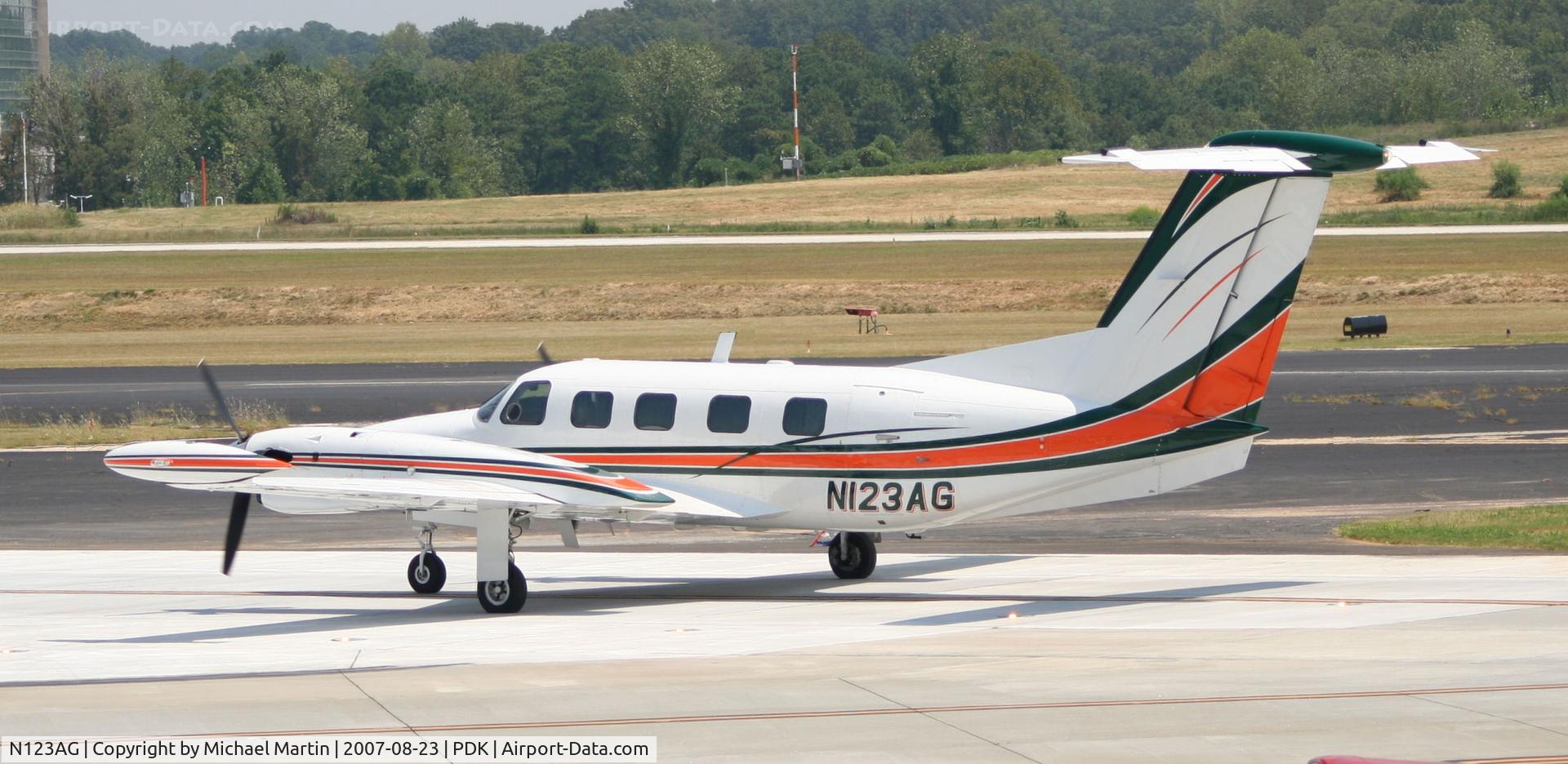N123AG, 1981 Piper PA-42 Cheyenne III C/N 42-8001031, University of Miami Visiting Atlanta
