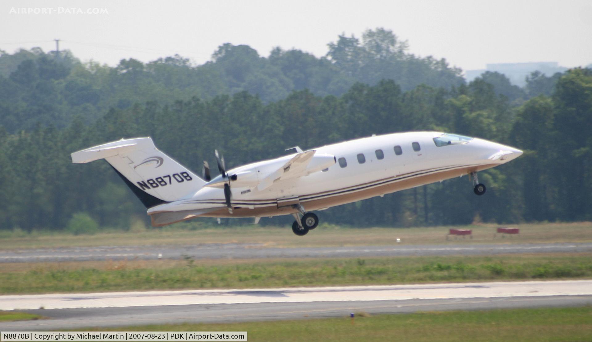 N8870B, 2005 Piaggio P-180 Avanti C/N 1099, Departing PDK for parts unknown!