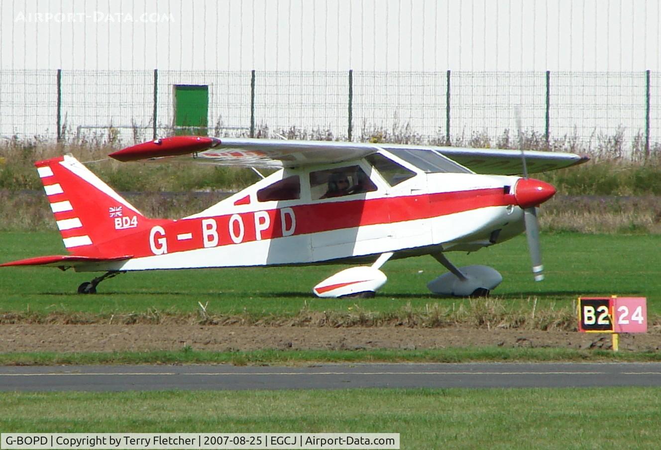 G-BOPD, 1974 Bede BD-4 C/N 632, 2007 PFA Regional Rally at Sherburn , Yorkshire , UK