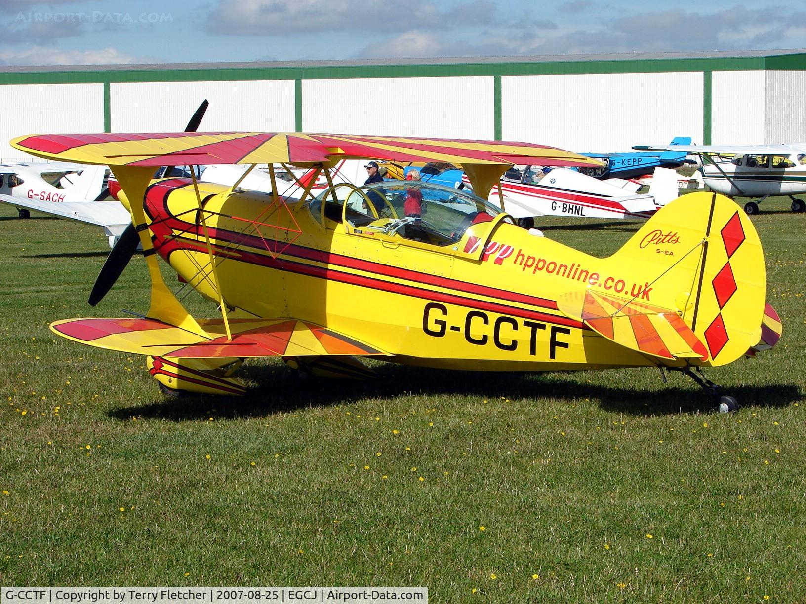G-CCTF, 1977 Aerotek Pitts S-2A Special C/N 2146, 2007 PFA Regional Rally at Sherburn , Yorkshire , UK