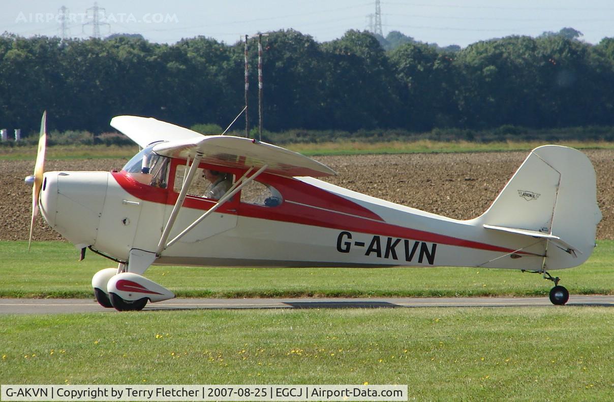 G-AKVN, 1946 Aeronca 11AC Chief Chief C/N 11AC-469, 2007 PFA Regional Rally at Sherburn , Yorkshire , UK