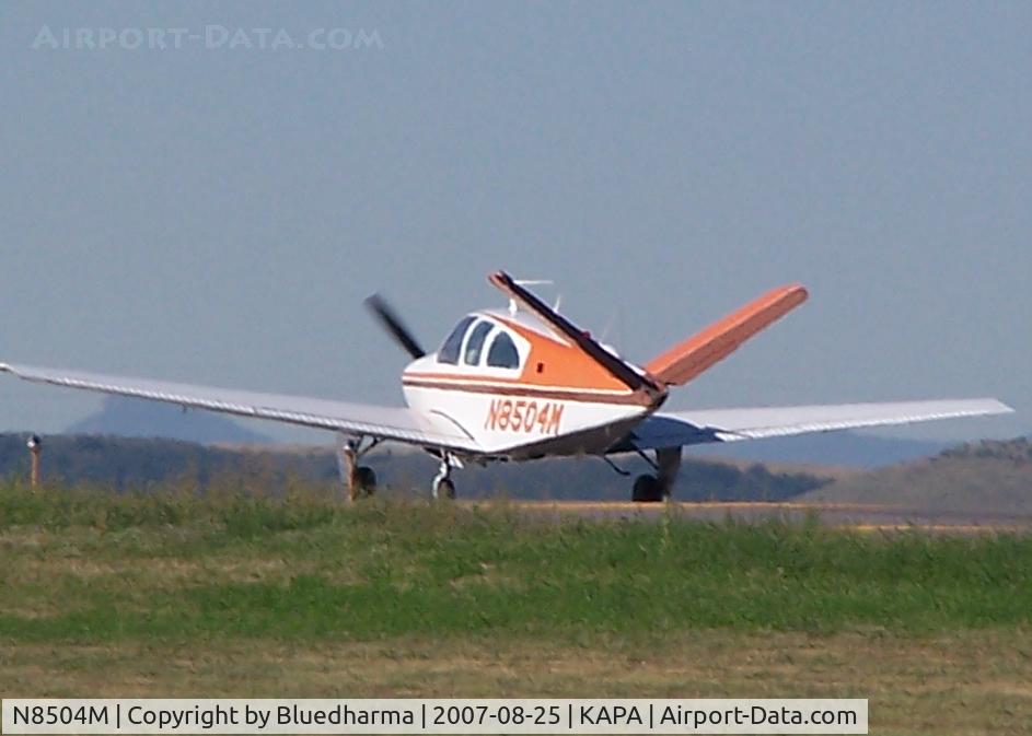 N8504M, 1963 Beech P35 Bonanza C/N D-7175, Takeoff