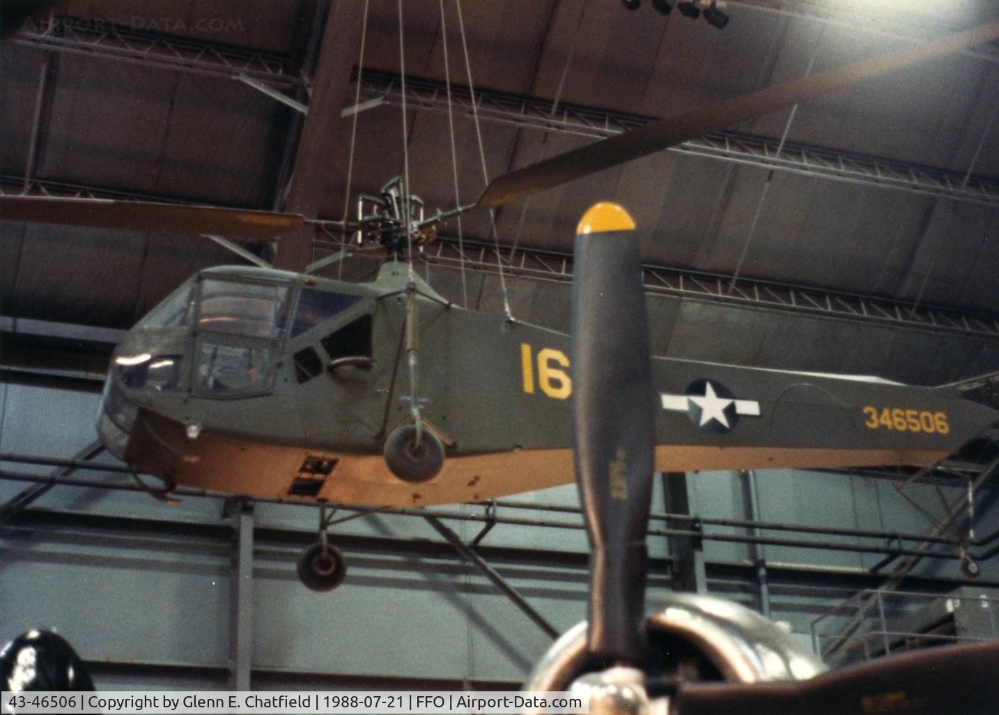 43-46506, 1943 Sikorsky R-4B Hoverfly C/N 50, H-4B at the National Museum of the U.S. Air Force