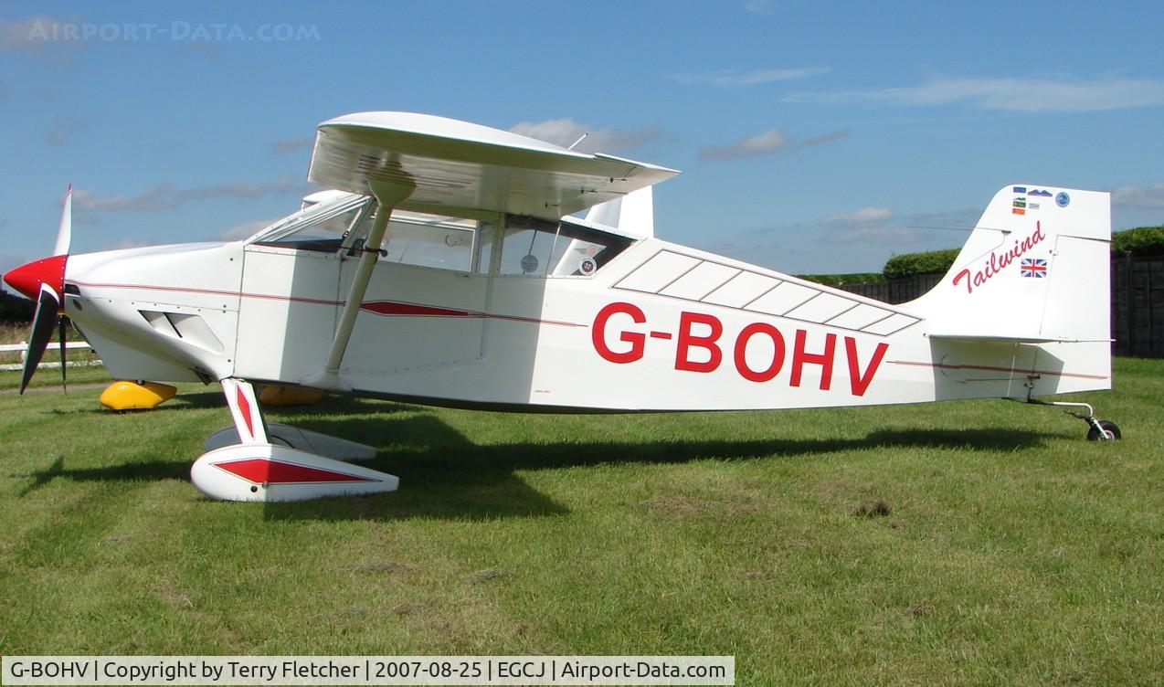 G-BOHV, 1990 Wittman W-8 Tailwind C/N PFA 031-11151, 2007 PFA Regional Rally at Sherburn , Yorkshire , UK