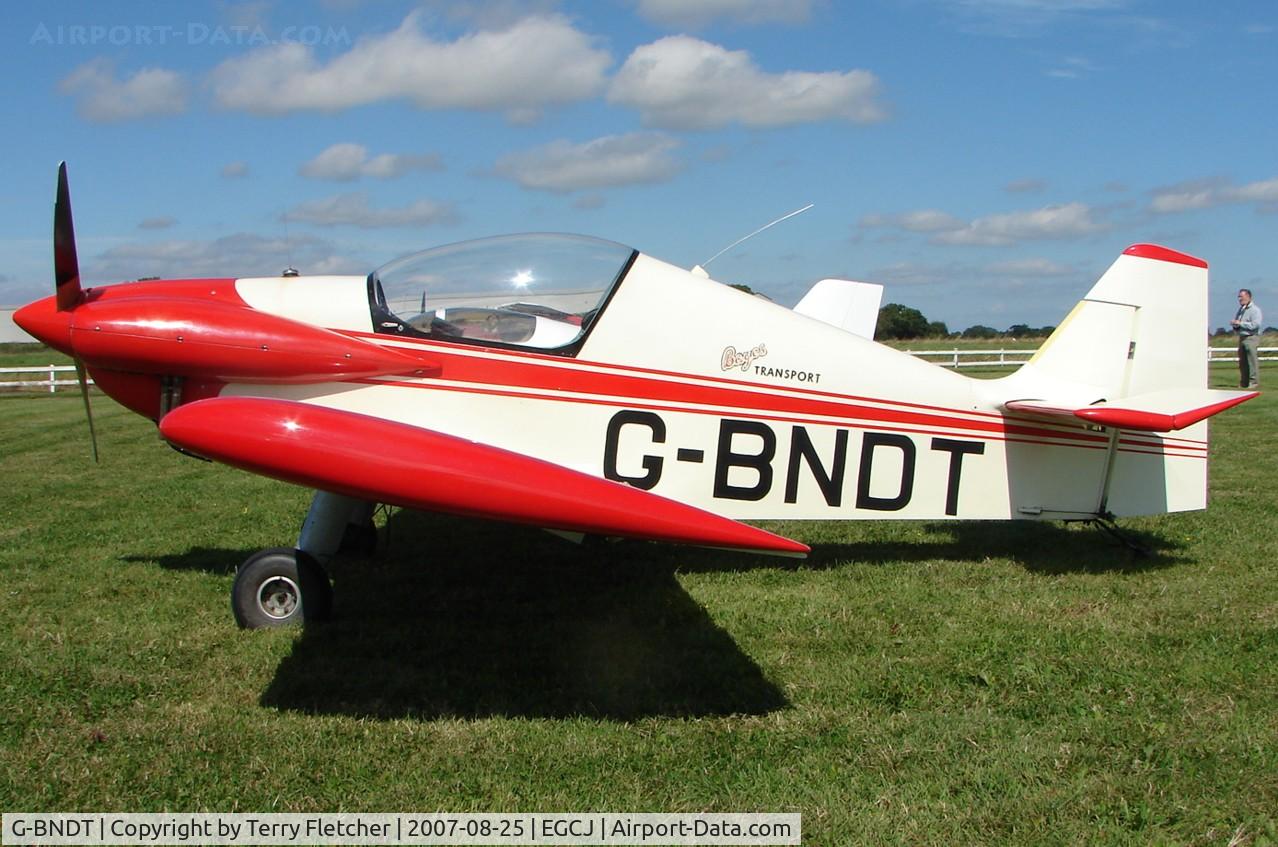 G-BNDT, 1987 Brugger MB-2 Colibri C/N PFA 043-10981, 2007 PFA Regional Rally at Sherburn , Yorkshire , UK