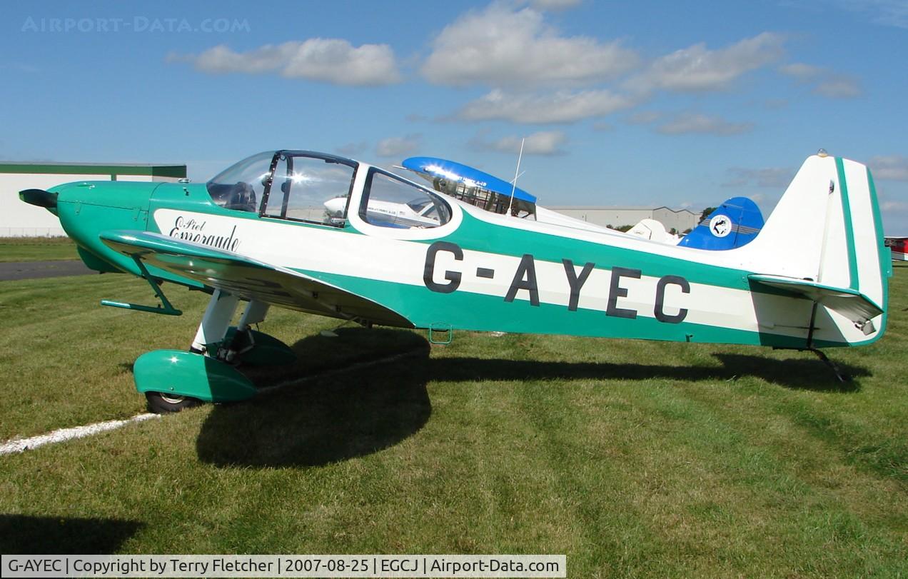 G-AYEC, 1958 Piel CP-301A Emeraude C/N 249, 2007 PFA Regional Rally at Sherburn , Yorkshire , UK