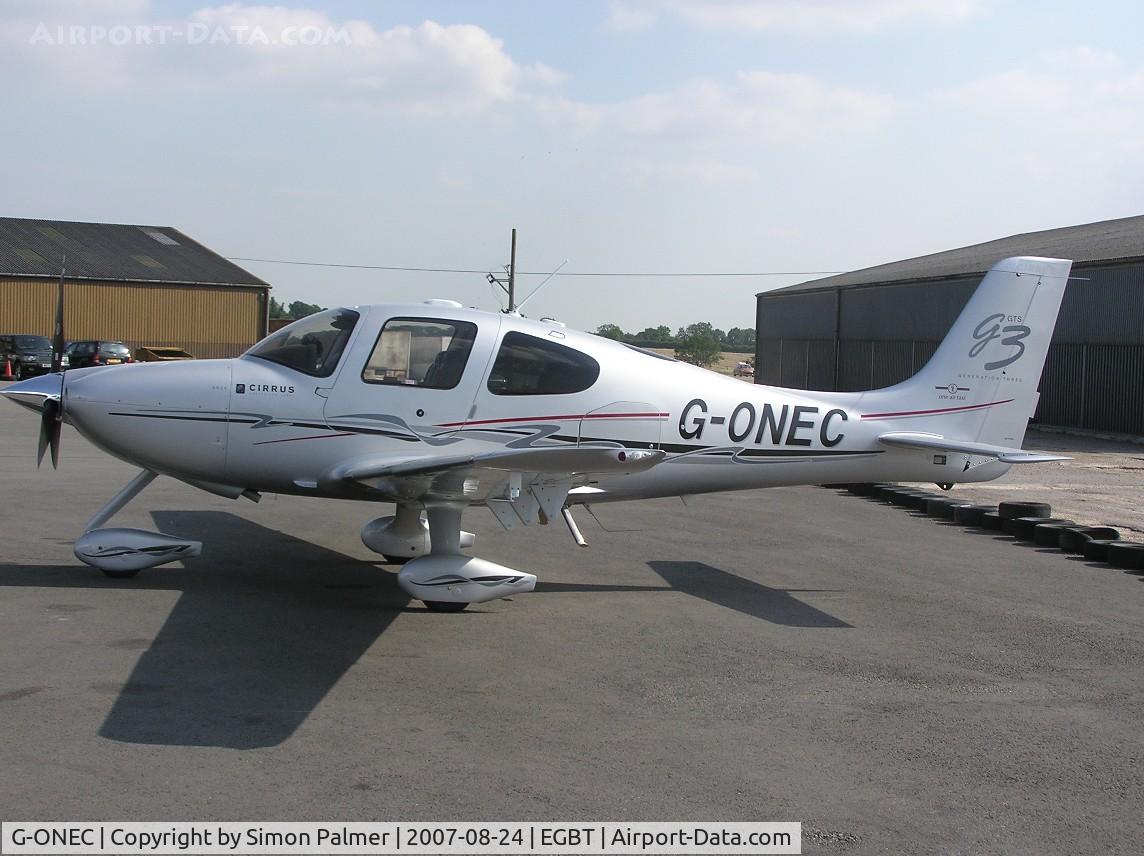 G-ONEC, 2007 Cirrus SR22 G3 GTS C/N 2488, Cirrus SR22 at Turweston