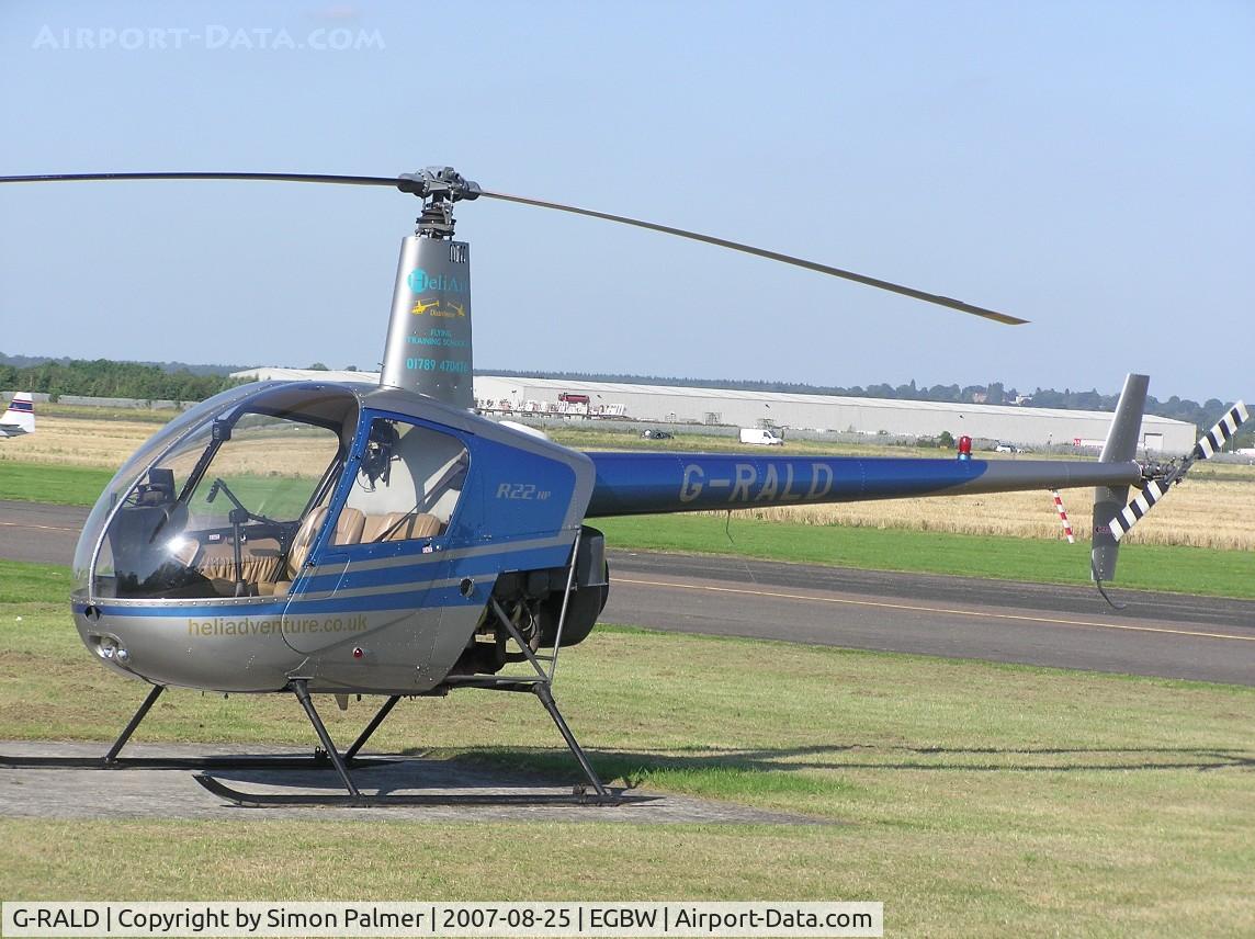 G-RALD, 1981 Robinson R22 C/N 0218, R22 at Wellesbourne