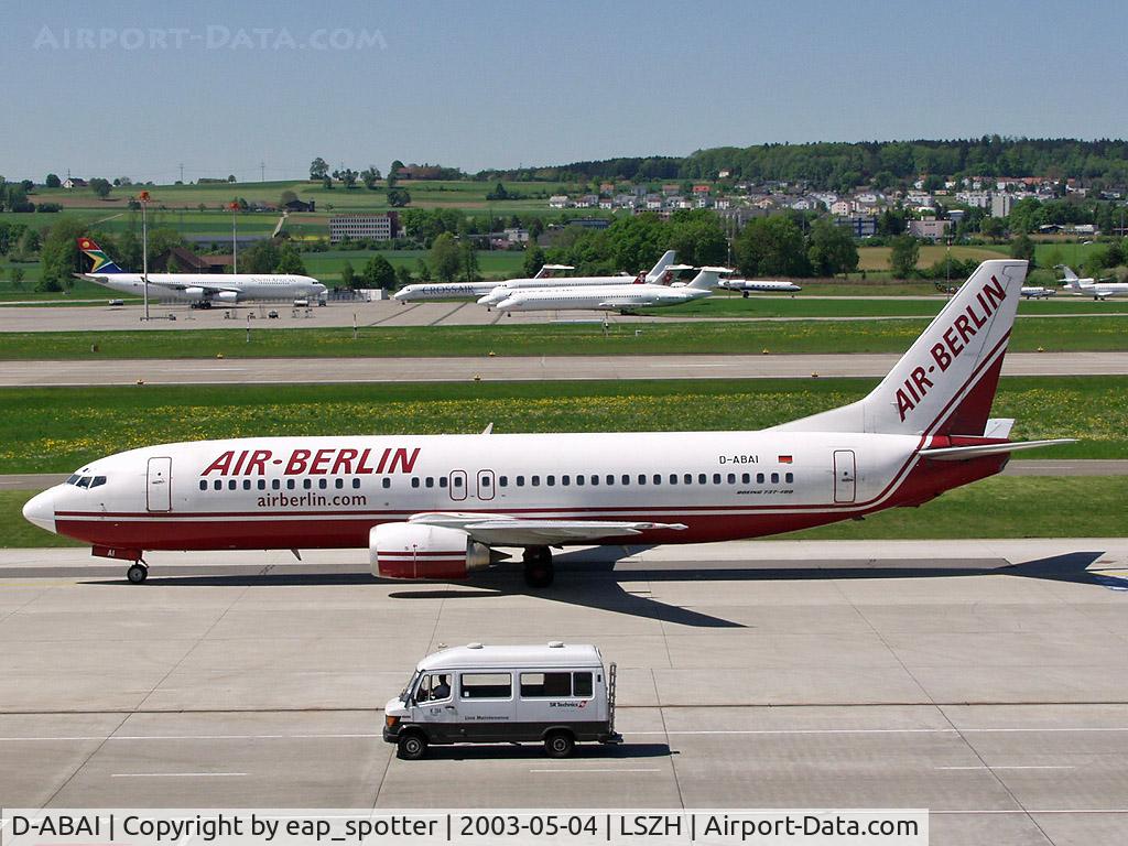D-ABAI, 1996 Boeing 737-46J C/N 28038, taxi to stand