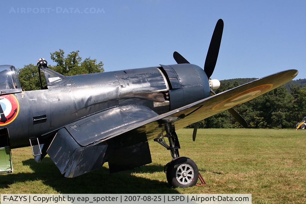 F-AZYS, Vought F4U-5N Corsair C/N Not found (Bu124541), Airshow Dittingen