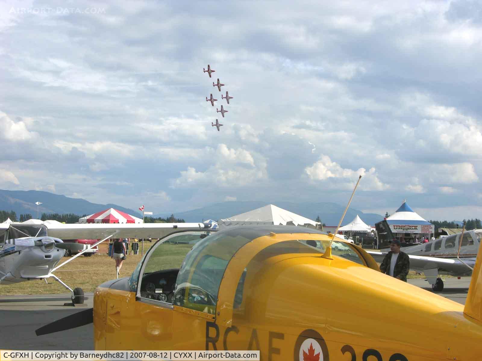 C-GFXH, 1972 American Aviation AA-1A Trainer C/N AA1A0389, On Display at the Abbotsford Airshow