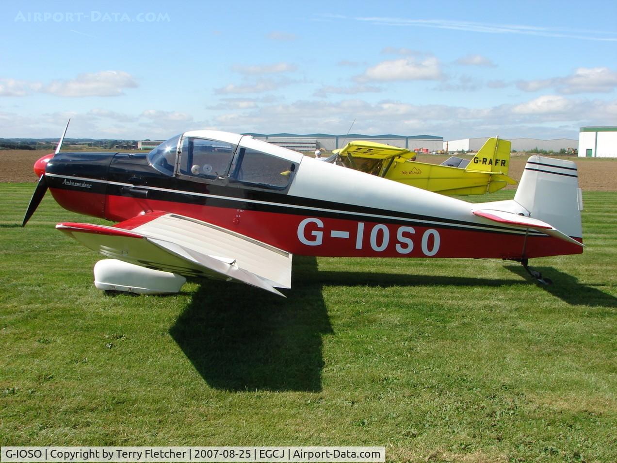 G-IOSO, 1961 CEA Jodel DR.1050 Ambassadeur C/N 46, 2007 PFA Regional Rally at Sherburn , Yorkshire , UK