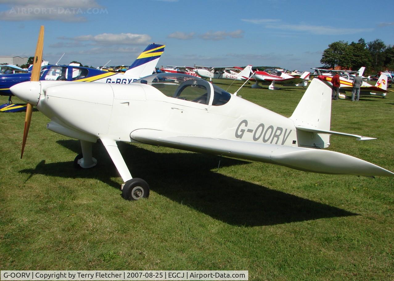 G-OORV, 2002 Vans RV-6 C/N 24319, 2007 PFA Regional Rally at Sherburn , Yorkshire , UK