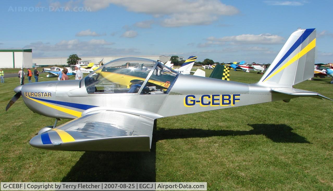 G-CEBF, 2006 Aerotechnik EV-97A Eurostar C/N PFA 315A-14525, 2007 PFA Regional Rally at Sherburn , Yorkshire , UK
