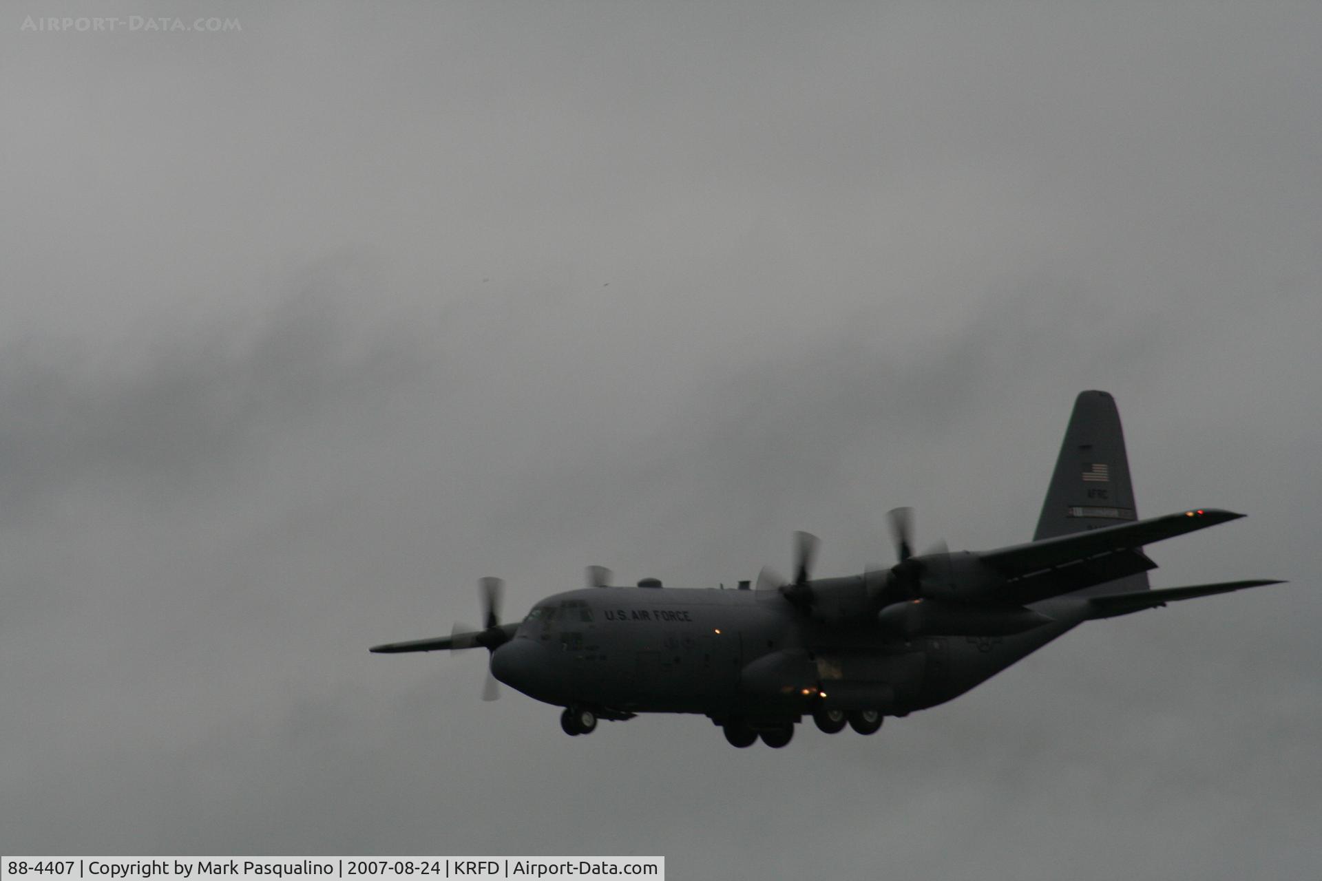 88-4407, 1988 Lockheed C-130H Hercules C/N 382-5160, Lockheed C-130H