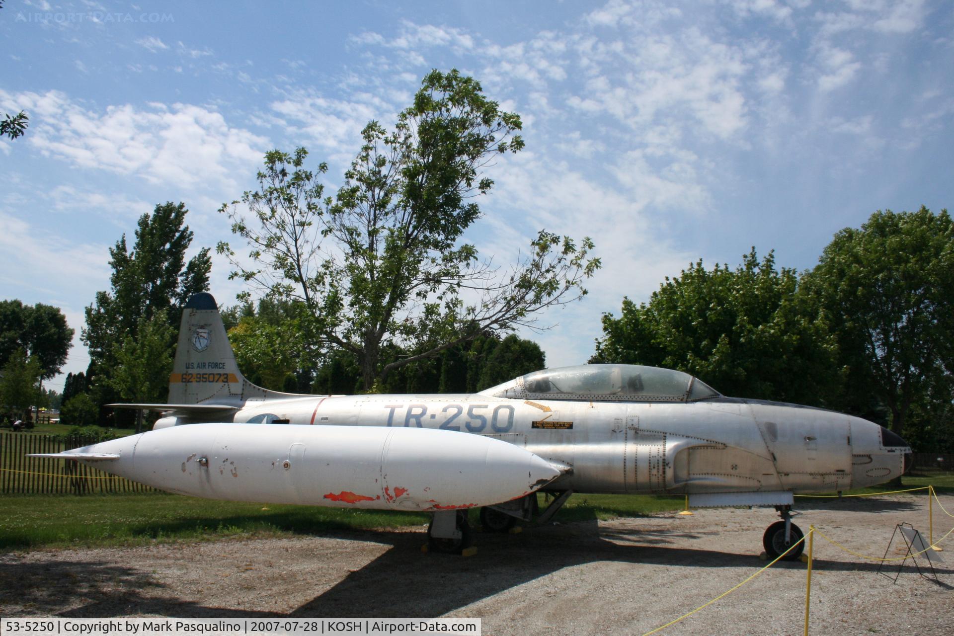 53-5250, 1953 Lockheed T-33A-1-LO Shooting Star C/N 580-8589, Lockheed T-33A
