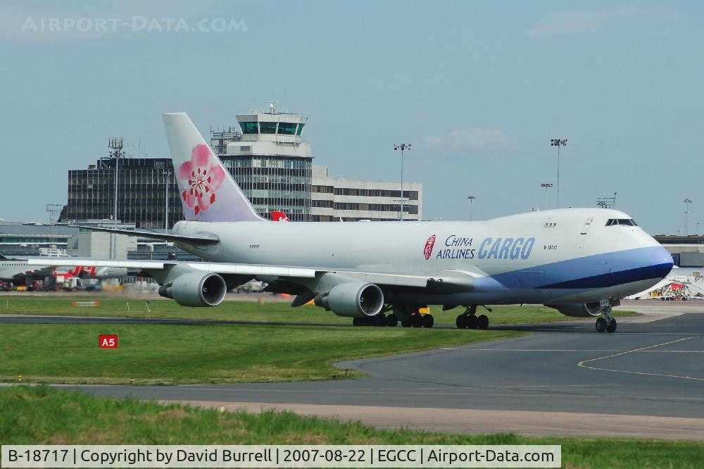 B-18717, 2004 Boeing 747-409F/SCD C/N 30769, China Airlines Cargo - Taxiing