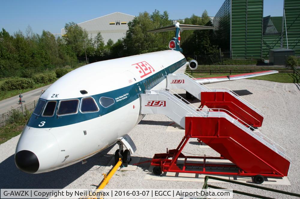 G-AWZK, 1971 Hawker Siddeley HS-121 Trident 3B-101 C/N 2312, Nose shot.