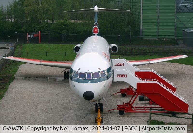 G-AWZK, 1971 Hawker Siddeley HS-121 Trident 3B-101 C/N 2312, Taken form 40ft up.