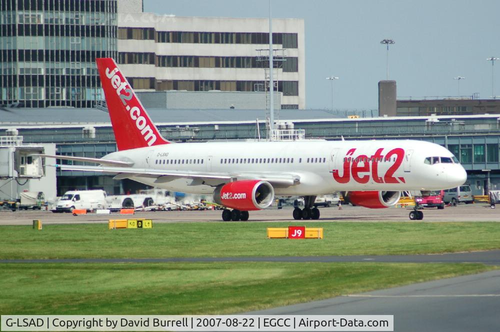 G-LSAD, 1989 Boeing 757-236 C/N 24397, Jet2.com - Taxiing
