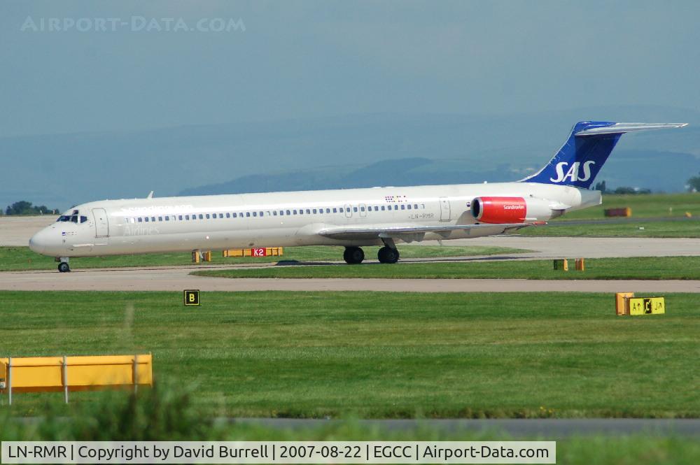 LN-RMR, 1992 McDonnell Douglas MD-81 (DC-9-81) C/N 53365, SAS - Taxiing