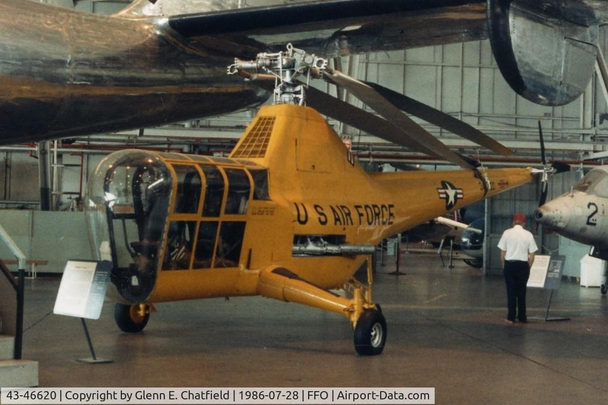 43-46620, 1943 Sikorsky YH-5A C/N 164, YR-5A at the National Museum of the U.S. Air Force