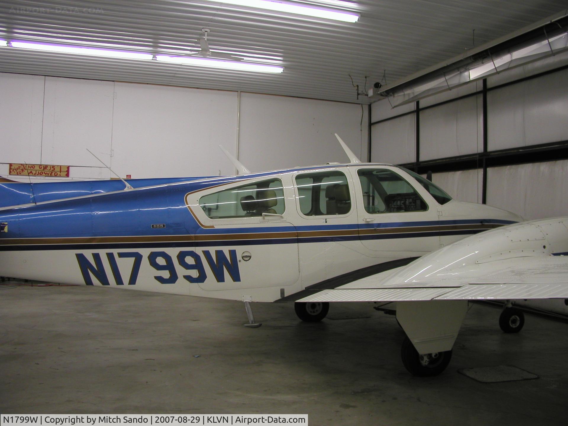 N1799W, 1973 Beech 95-B55 (T42A) Baron C/N TC-1528, Thanks to Paul Lamberty for this picture.