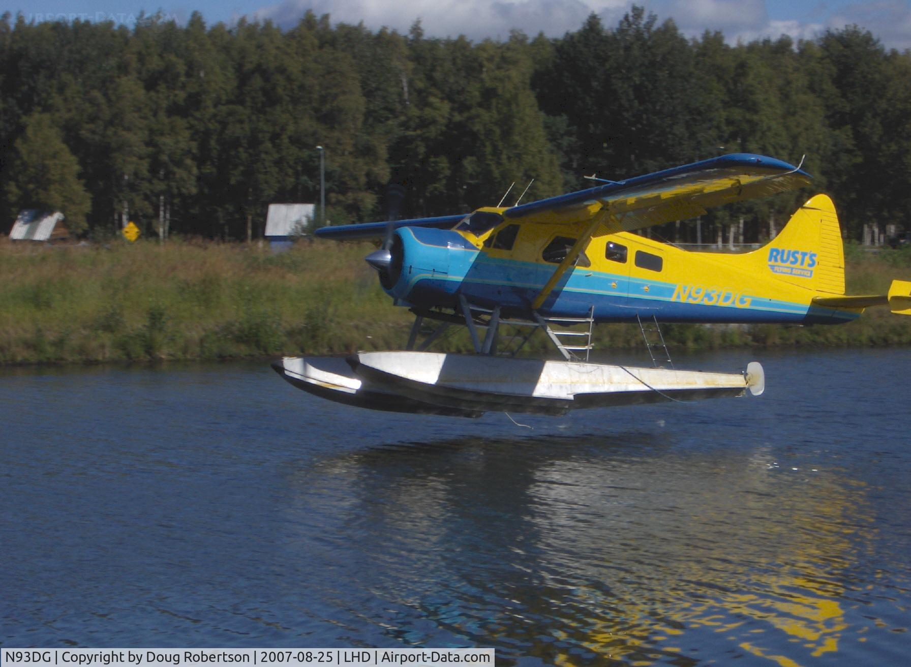 N93DG, 1953 De Havilland Canada DHC-2 Beaver Mk.I (L20A) C/N 601, 1953 DeHavilland BEAVER DHC-2 MK.1, P&W R-985 450 Hp, of Rust Air, near splashdown