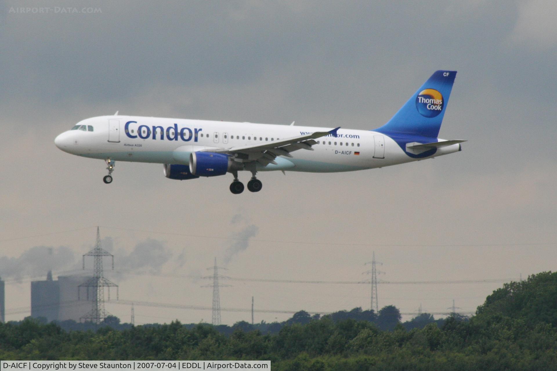 D-AICF, 1998 Airbus A320-212 C/N 0905, Taken at Dusseldorf July 2007