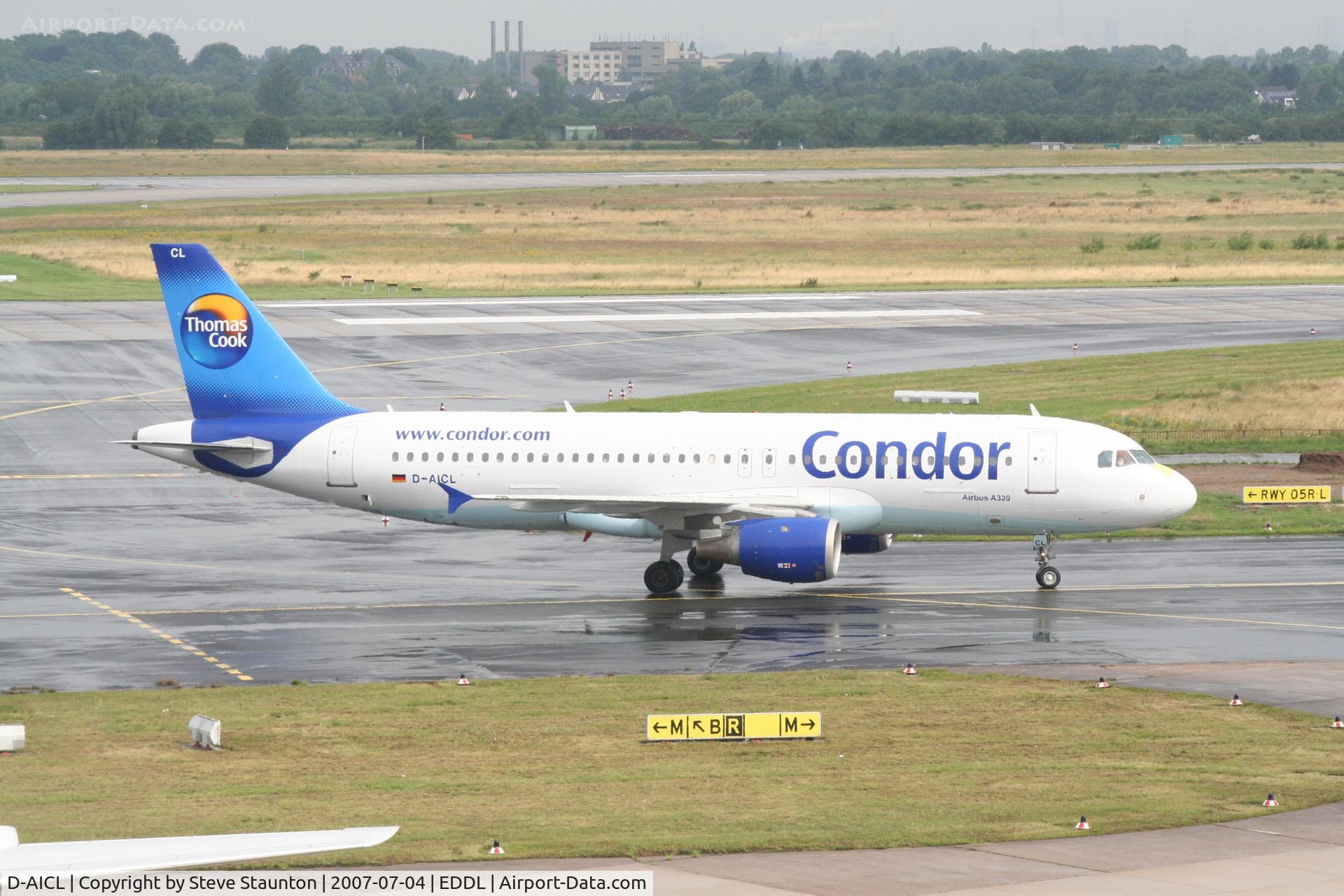 D-AICL, 2001 Airbus A320-212 C/N 1437, Taken at Dusseldorf July 2007