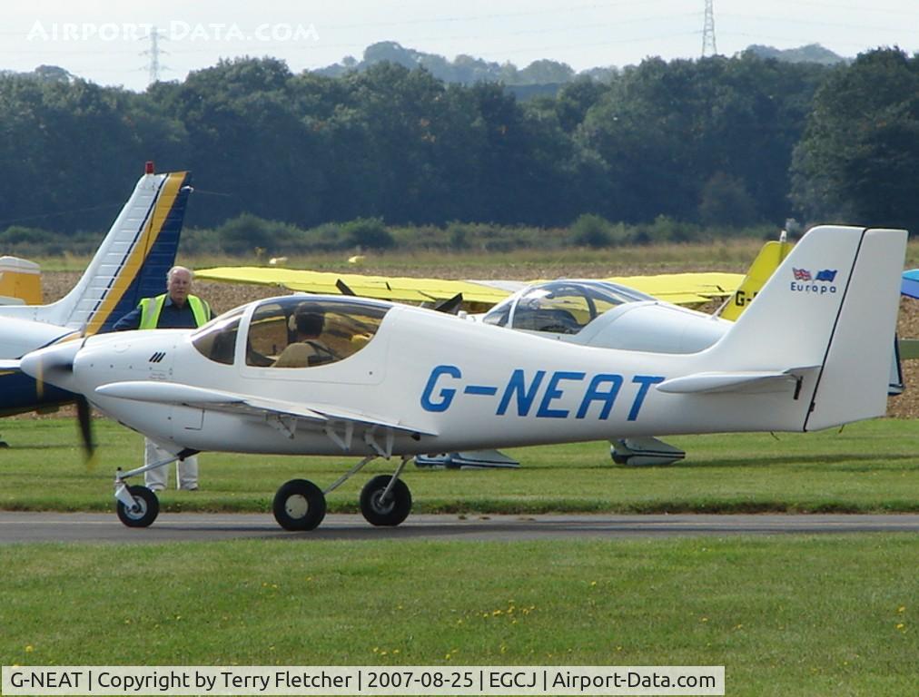 G-NEAT, 1996 Europa Tri-Gear C/N PFA 247-12642, 2007 PFA Regional Rally at Sherburn , Yorkshire , UK
