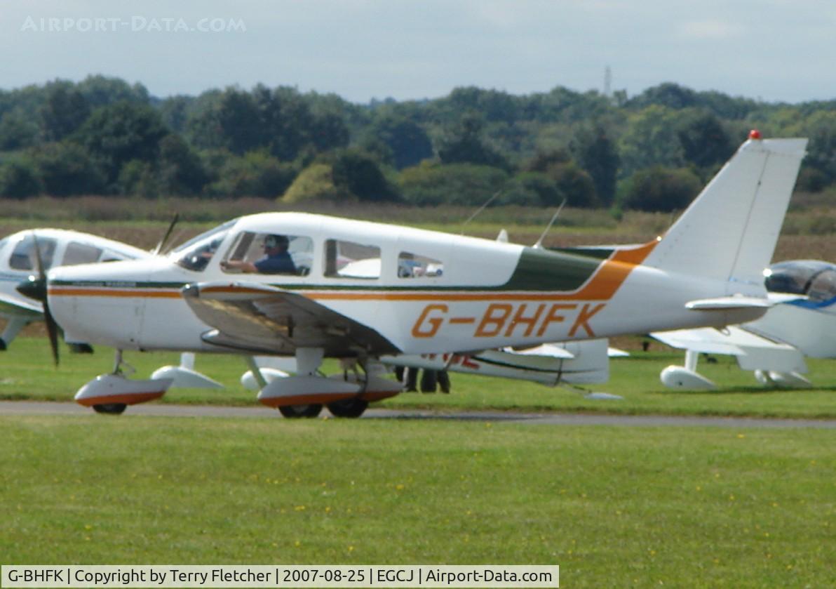 G-BHFK, 1976 Piper PA-28-151 Cherokee Warrior C/N 28-7615088, 2007 PFA Regional Rally at Sherburn , Yorkshire , UK