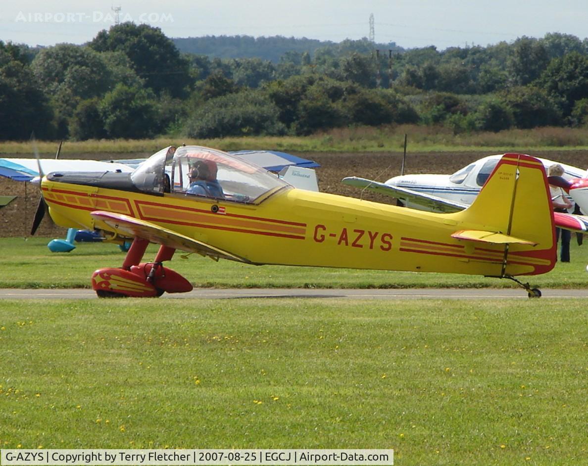G-AZYS, 1961 Scintex CP-301C-1 Emeraude C/N 568, 2007 PFA Regional Rally at Sherburn , Yorkshire , UK