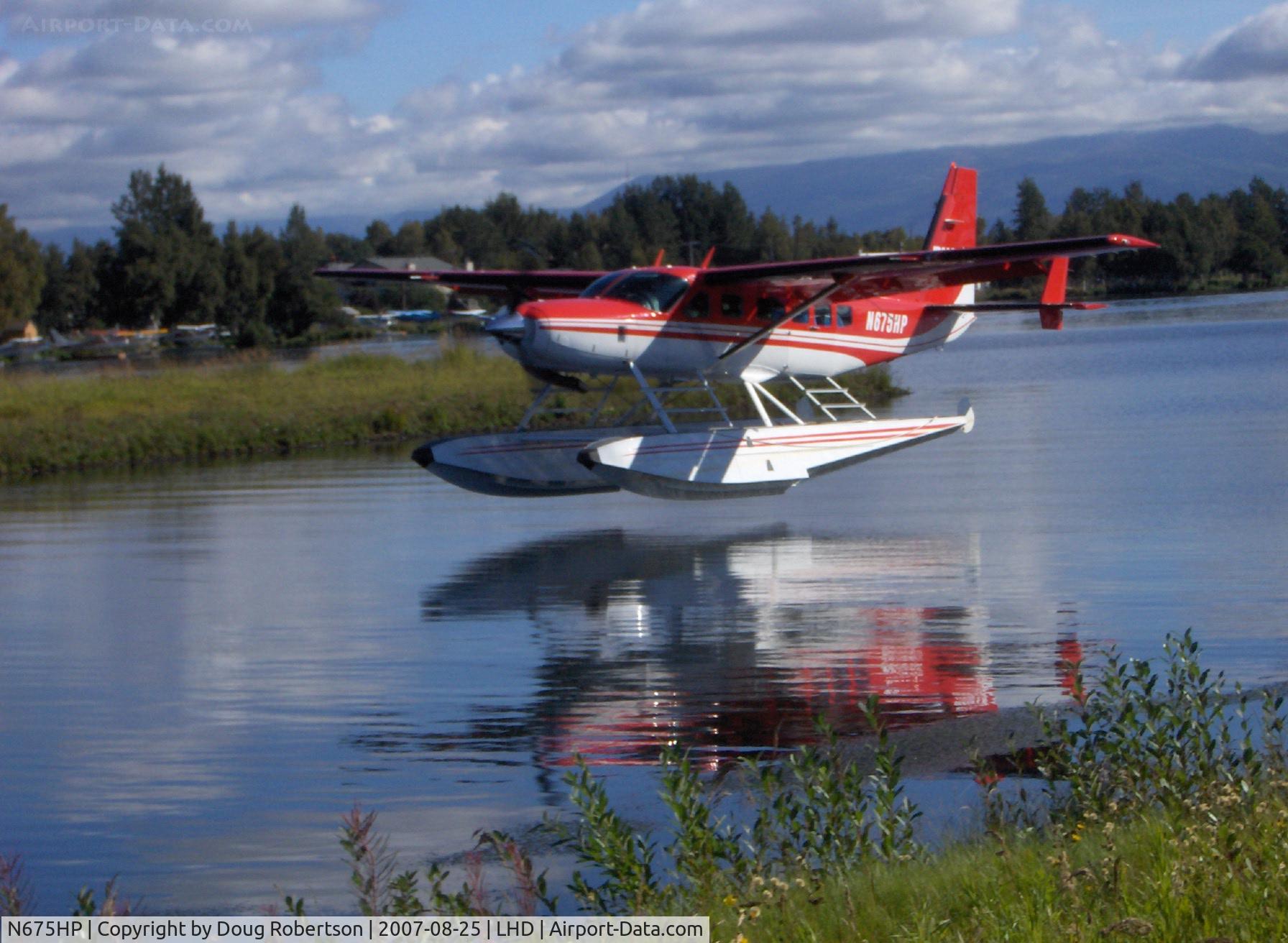 N675HP, 1998 Cessna 208 Caravan I C/N 20800289, 2006 Cessna 208 CARAVAN, P&W-C PT6A turboprop 675 shp, of Rust Air, near splashdown