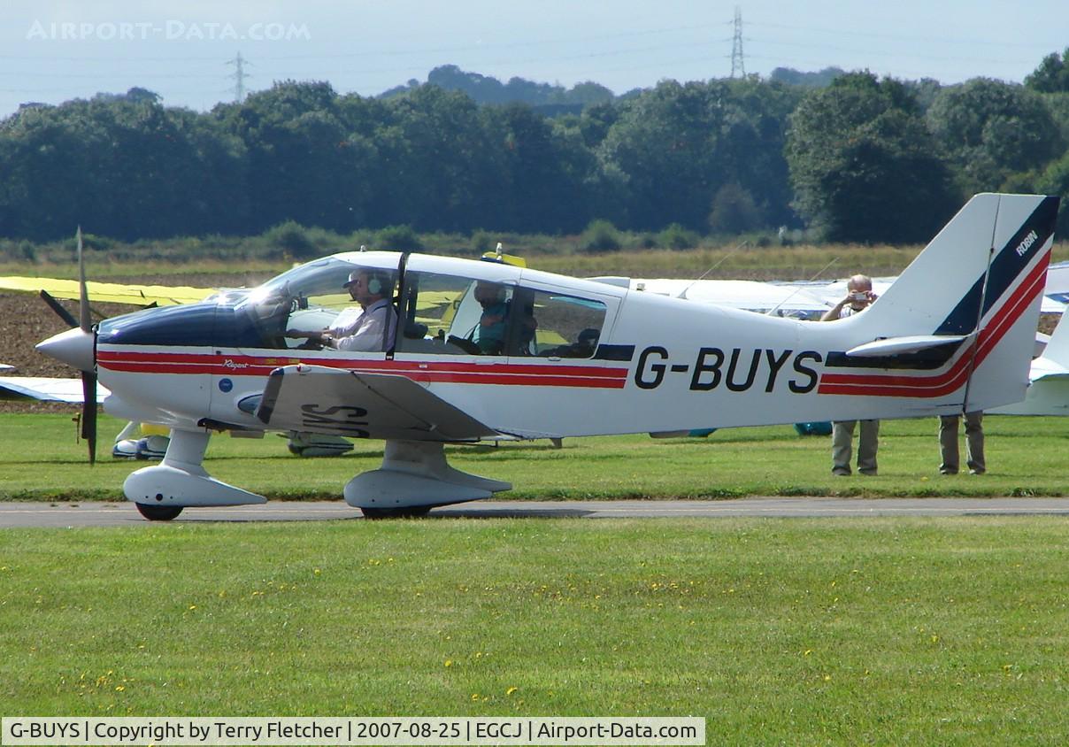 G-BUYS, 1993 Robin DR-400-180 Regent Regent C/N 2197, 2007 PFA Regional Rally at Sherburn , Yorkshire , UK