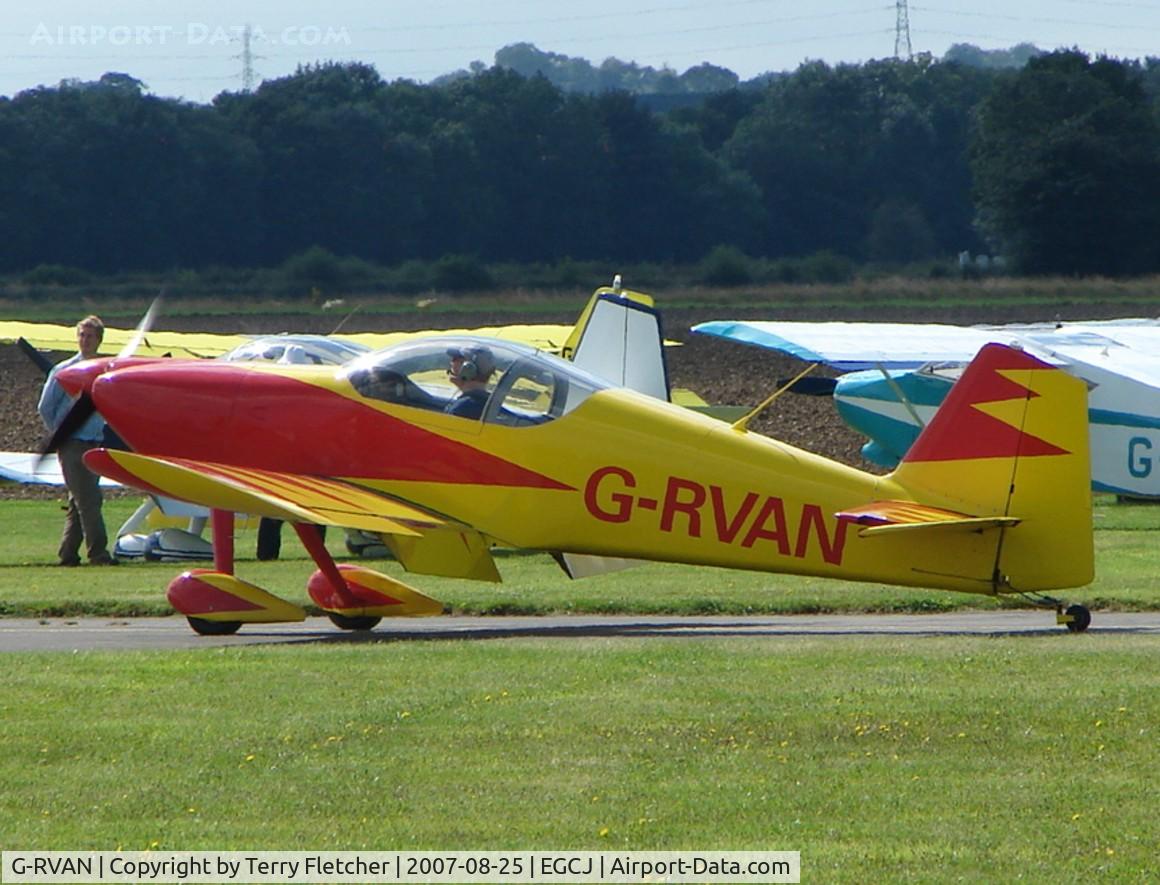 G-RVAN, 1998 Vans RV-6 C/N PFA 181-12657, 2007 PFA Regional Rally at Sherburn , Yorkshire , UK