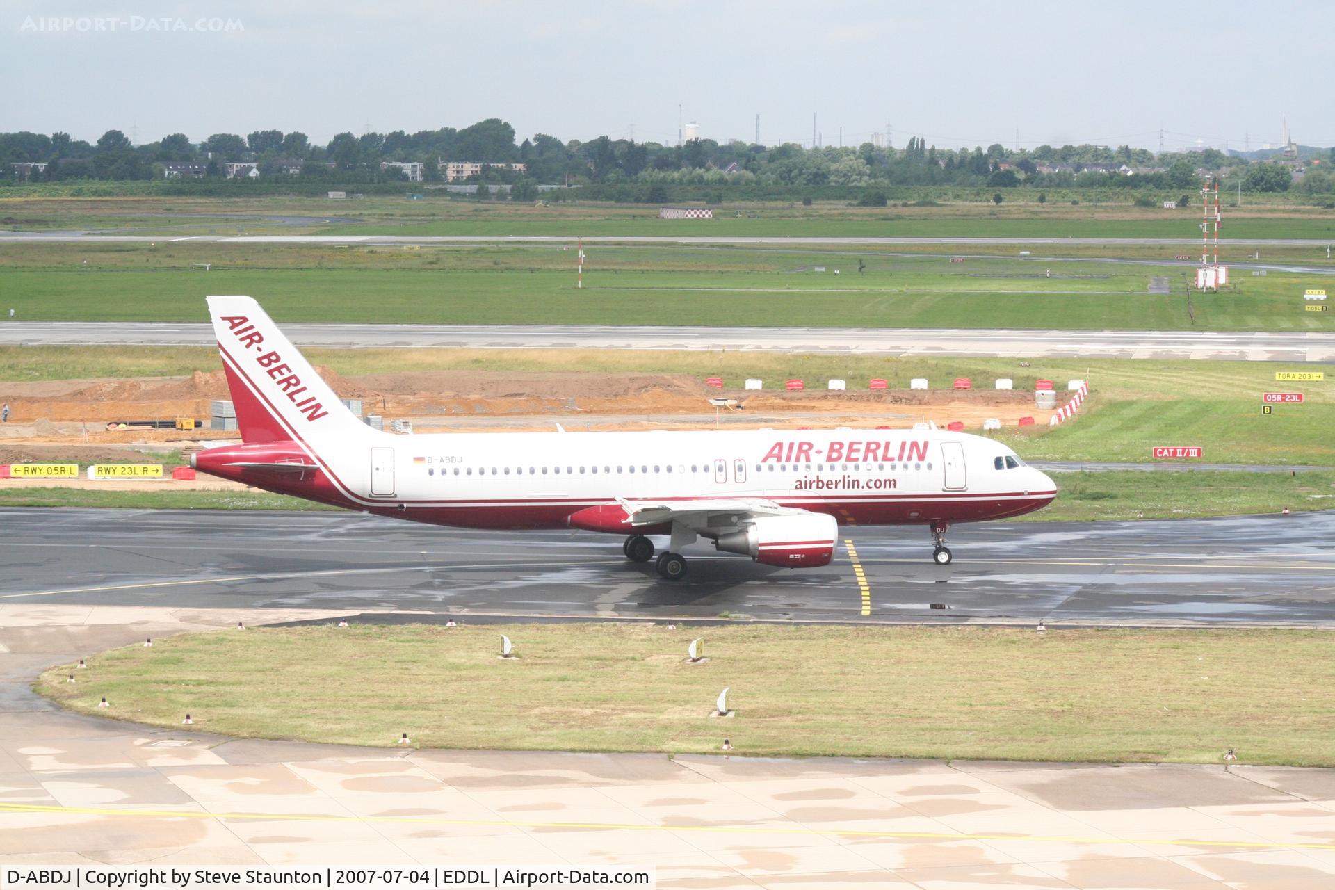 D-ABDJ, 2006 Airbus A320-214 C/N 2865, Taken at Dusseldorf July 2007