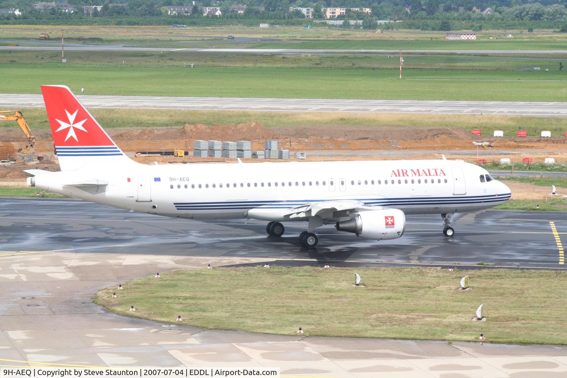 9H-AEQ, 2007 Airbus A320-214 C/N 3068, Taken at Dusseldorf July 2007