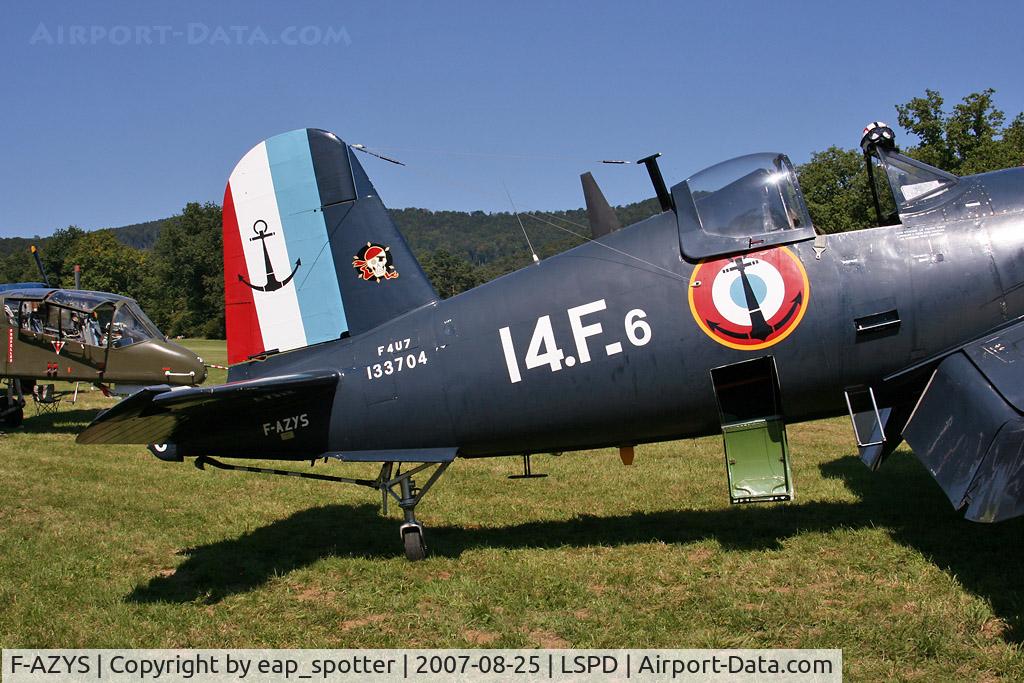 F-AZYS, Vought F4U-5N Corsair C/N Not found (Bu124541), Airshow 2007 Dittingen