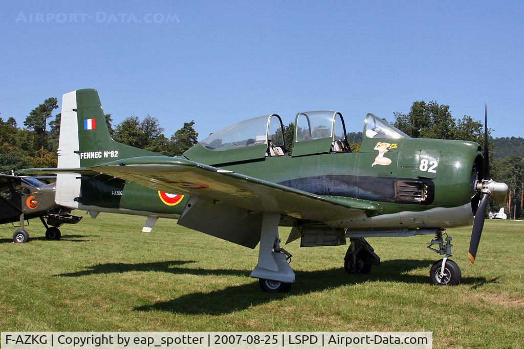 F-AZKG, 1951 North American T-28A Fennec C/N 174-111, Airshow 2007 Dittingen, new c/s