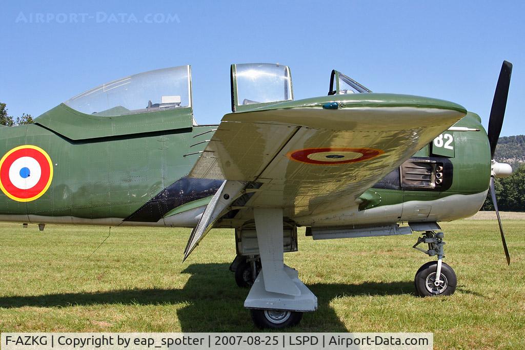 F-AZKG, 1951 North American T-28A Fennec C/N 174-111, Airshow 2007 Dittingen, new c/s