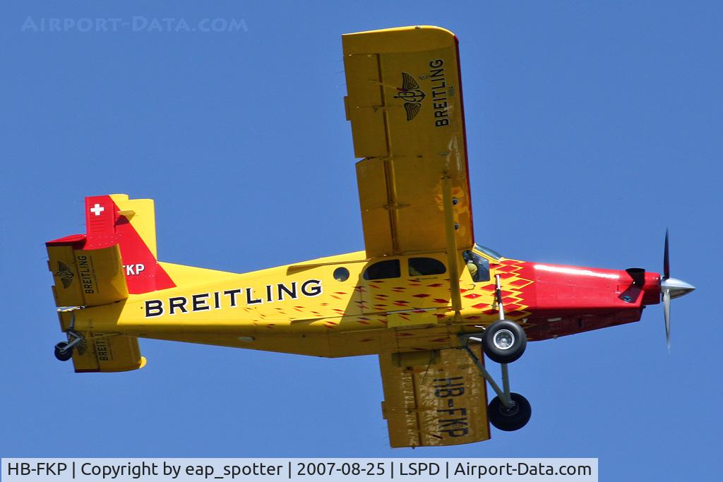 HB-FKP, 1990 Pilatus PC-6/B2-H4 Turbo Porter C/N 877, departing for a roundtrip