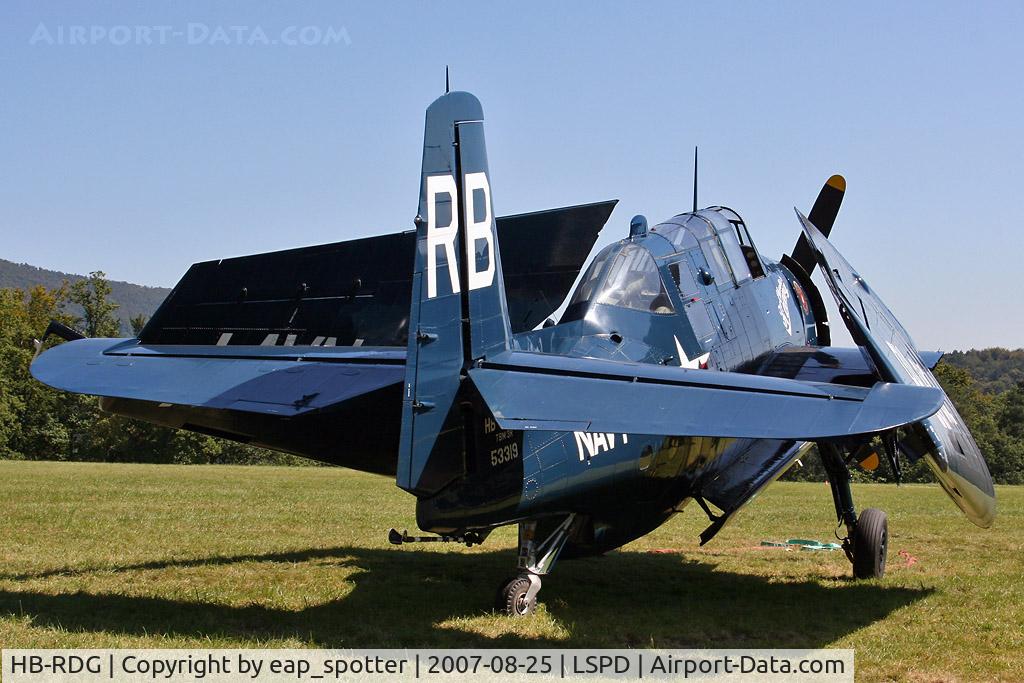 HB-RDG, 1945 Grumman TBM-3R Avenger C/N 3381, airshwo 2007 Dittingen