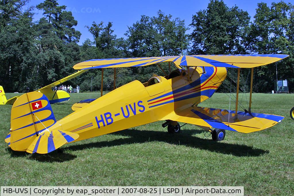 HB-UVS, 1938 Bucker Bu-131APM Jungmann C/N 70, airshow 2007 Dittingen