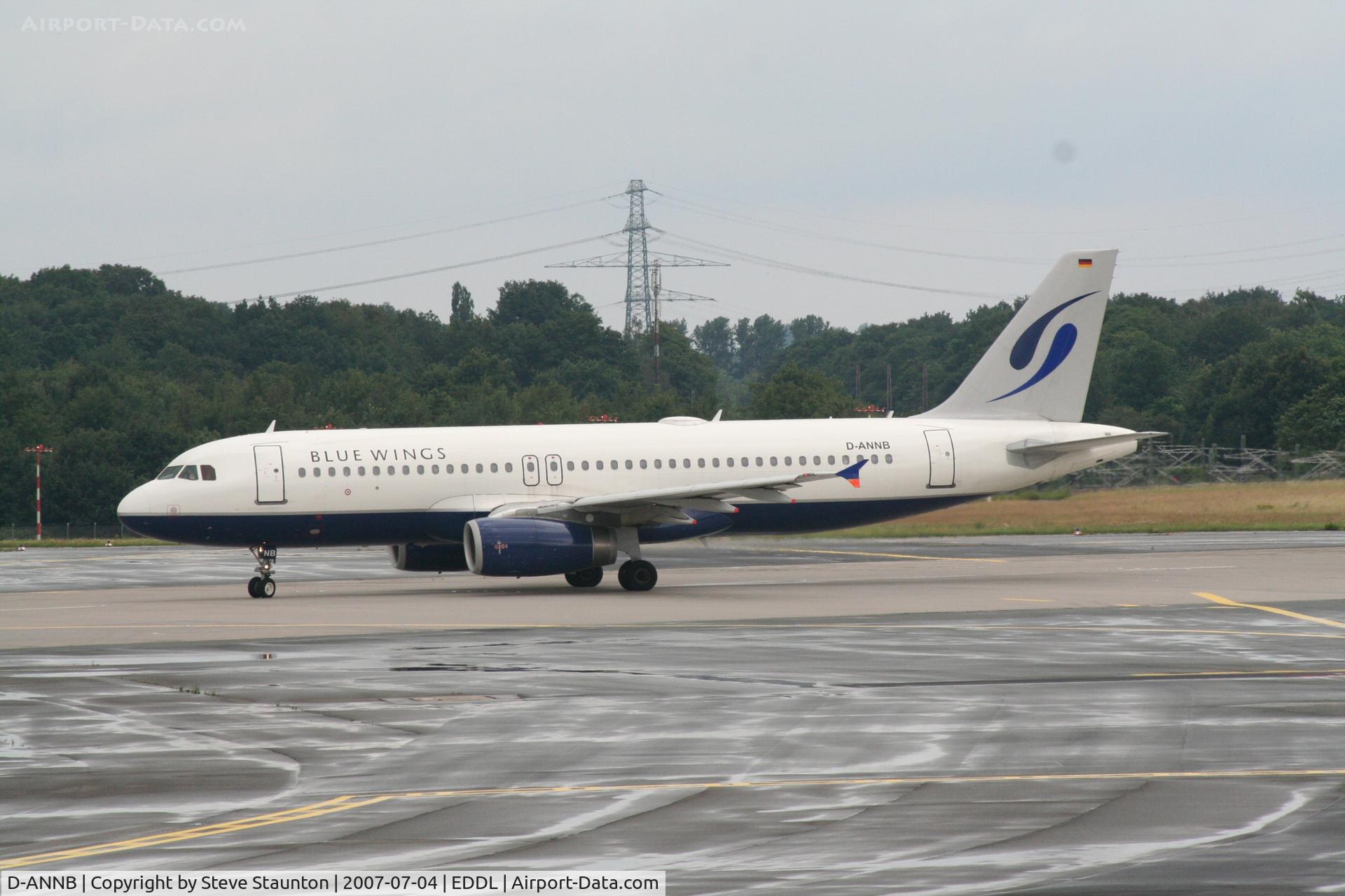 D-ANNB, 2000 Airbus A320-232 C/N 1240, Taken at Dusseldorf July 2007