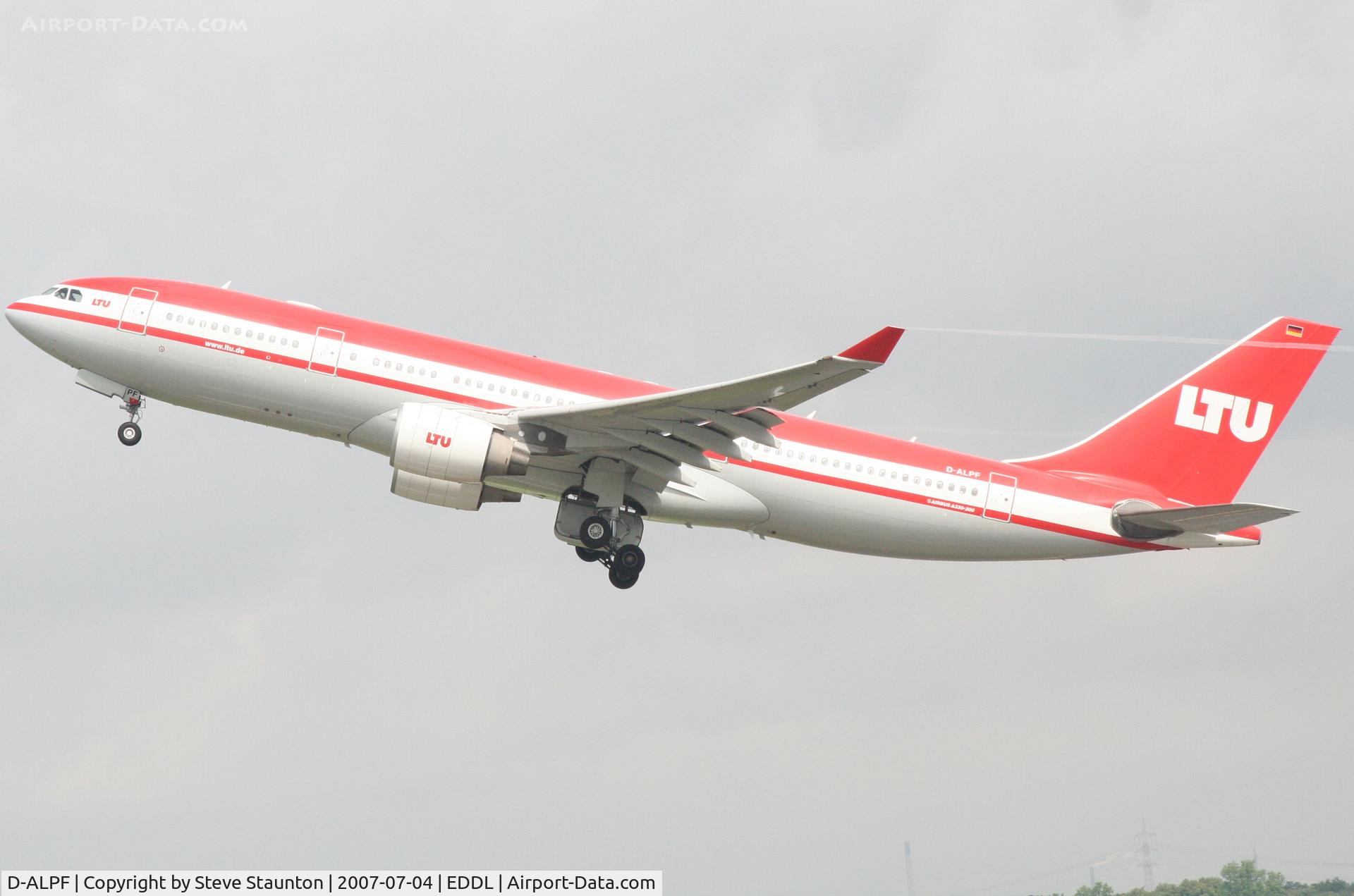D-ALPF, 2002 Airbus A330-223 C/N 476, Taken at Dusseldorf July 2007