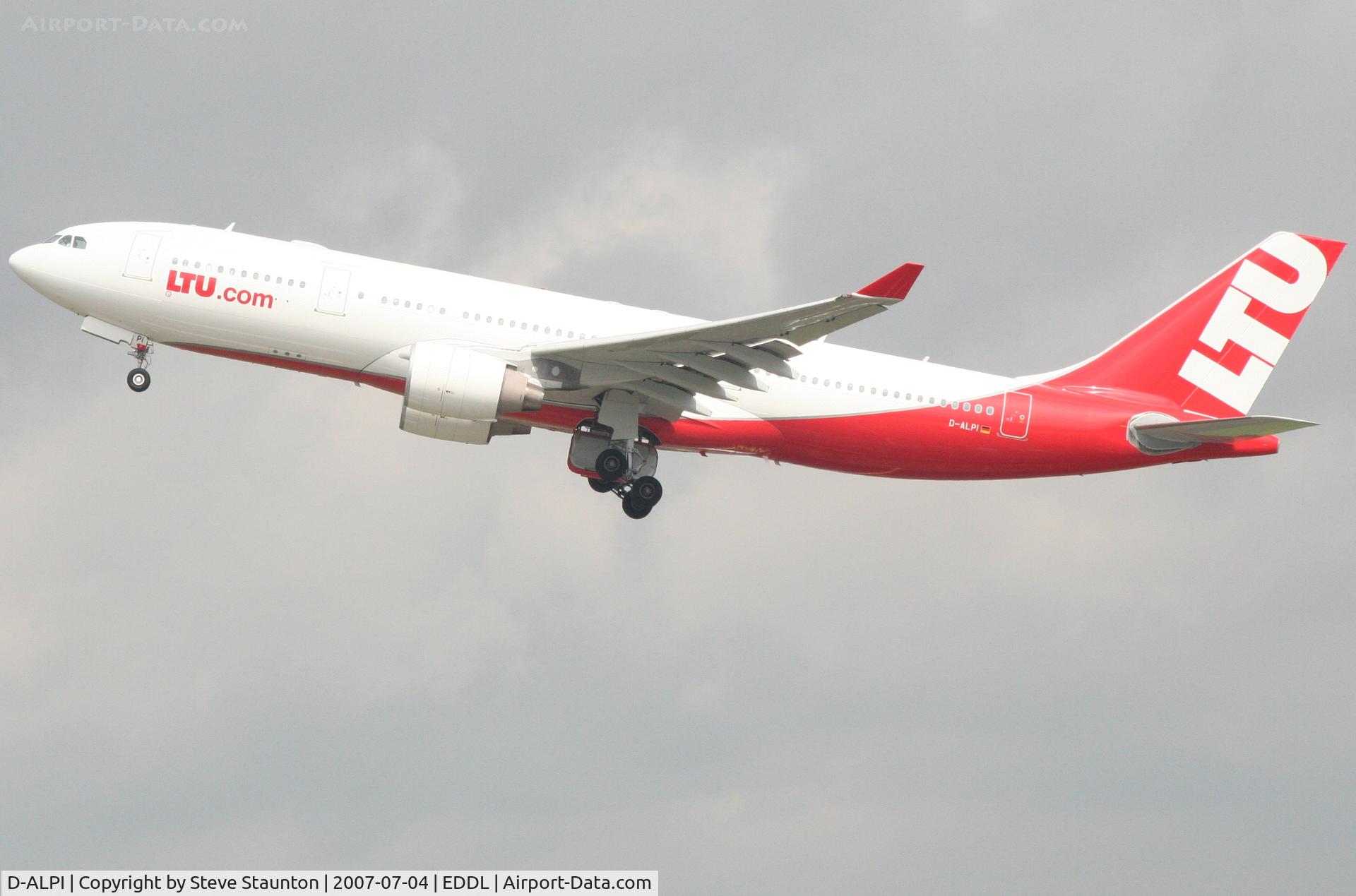 D-ALPI, 2007 Airbus A330-223 C/N 828, Taken at Dusseldorf July 2007