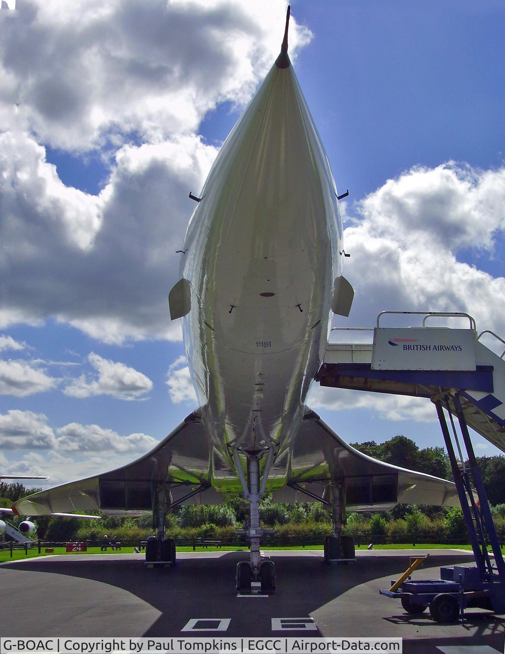 G-BOAC, 1975 Aerospatiale-BAC Concorde 1-102 C/N 100-004, G-BOAC in retirement at MAN