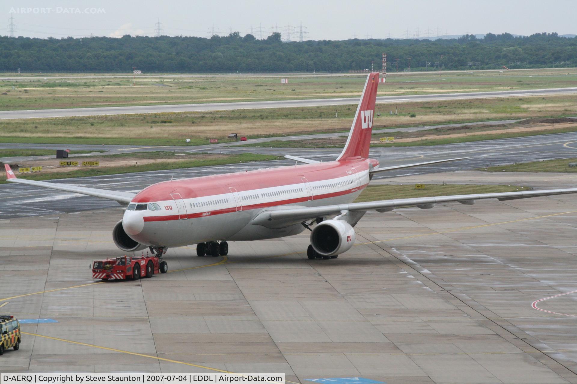 D-AERQ, 1996 Airbus A330-322 C/N 127, Taken at Dusseldorf July 2007